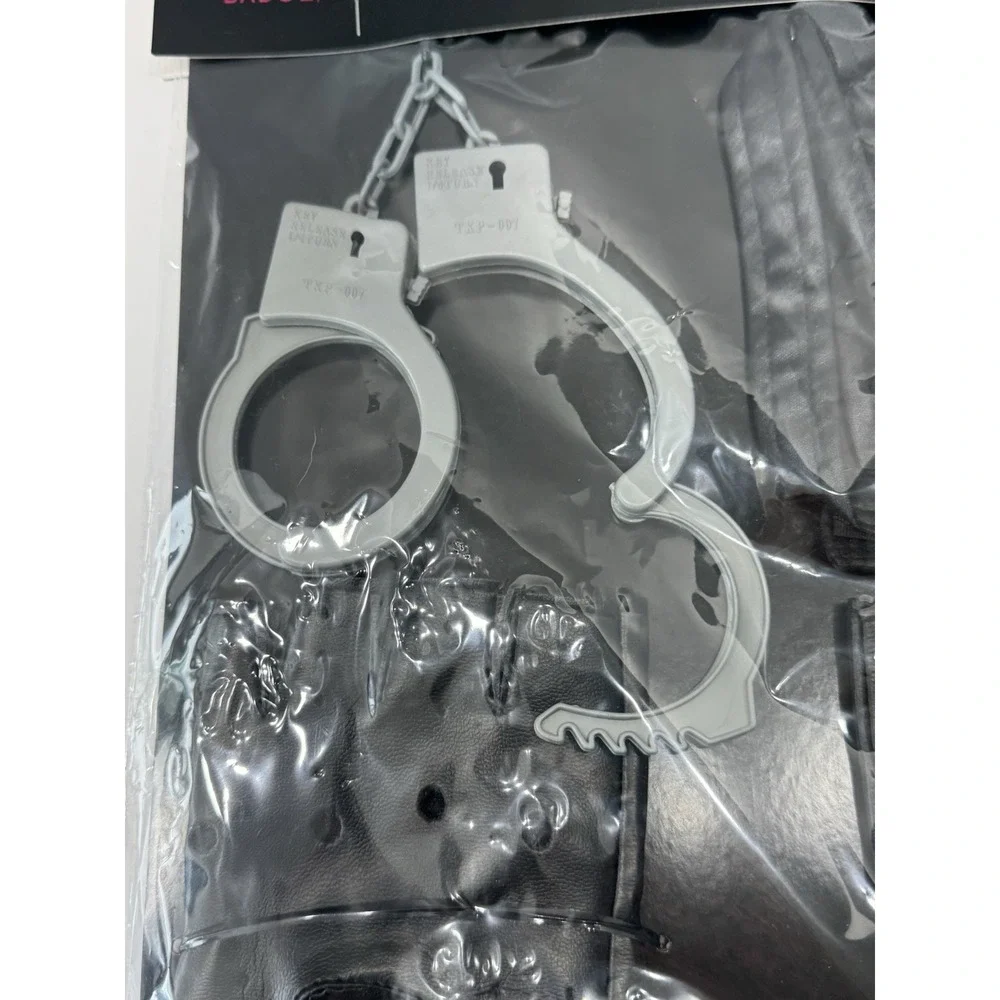 NEW Torrid Halloween Cop Costume Accessory Kit Cosplay Lingerie Badge Handcuffs+